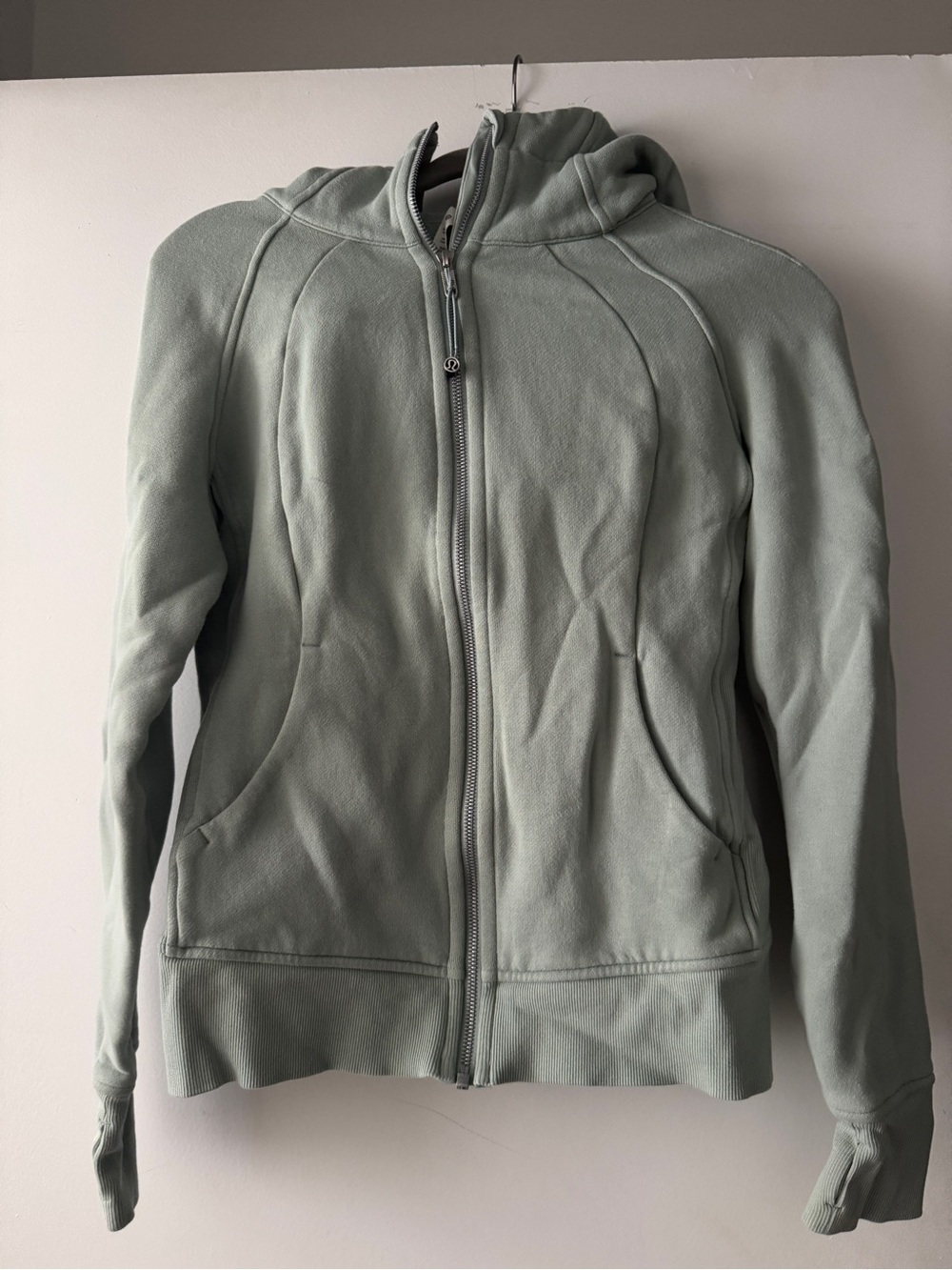 lululemon athletica Light Sage Full-Zip Hoodie Jacket